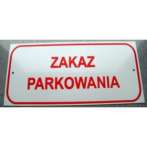 TZ zakaz parkowania